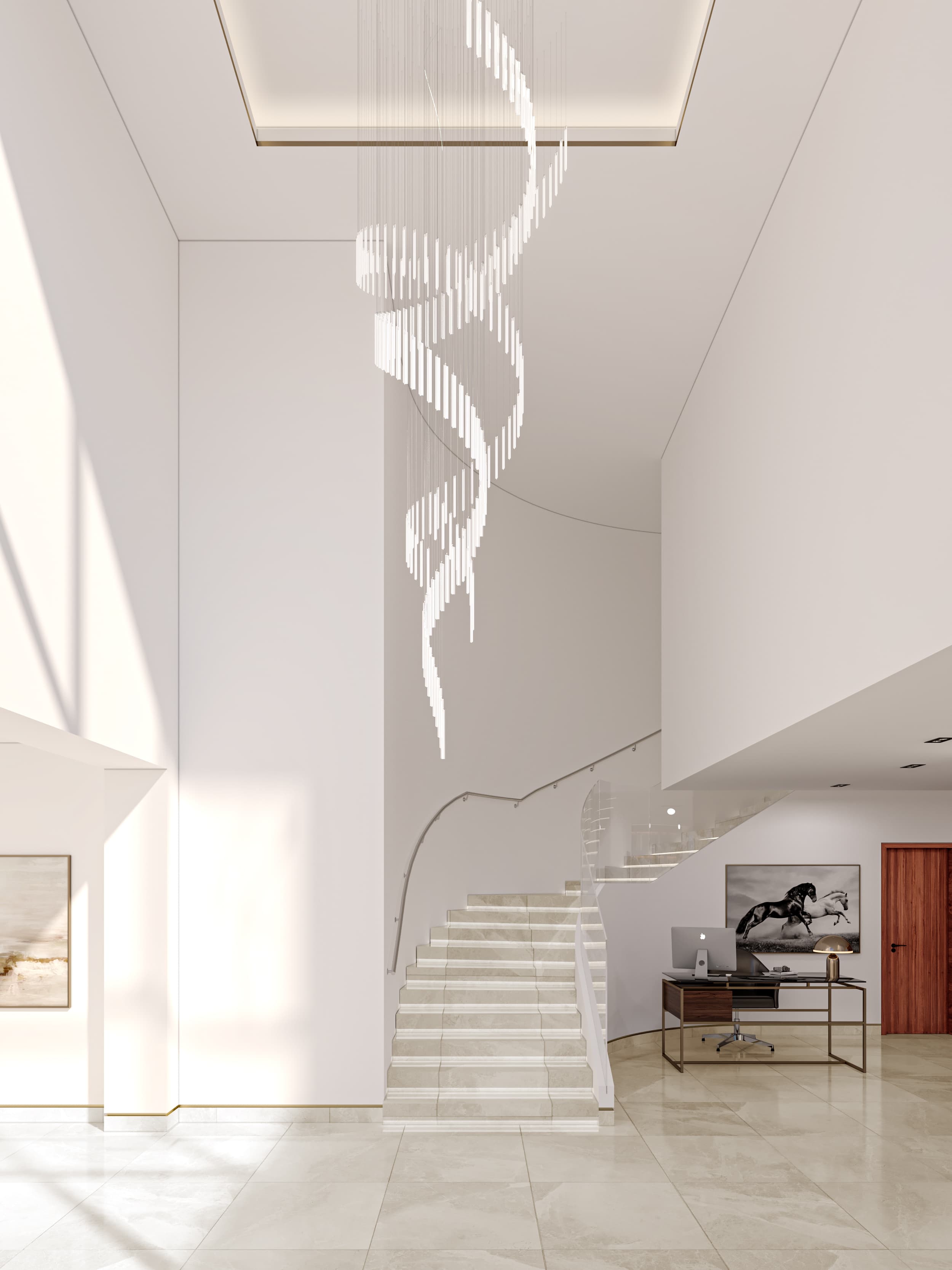 Double-Height Stair